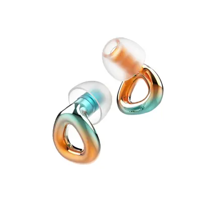 Trojni silikonski ušesni čepi NRR 25-28db, pralni, 2 kosa