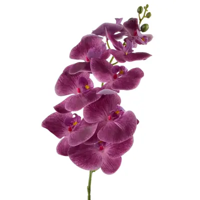 Umetna roža plastika Mondex Viridis 90 cm bela 1 kos