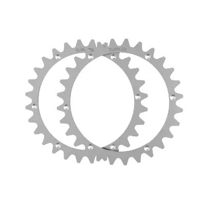 Protizdrsni nastavki TLWH-03 za pogonsko kolo, srebrno jeklo