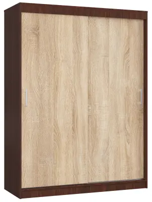 Akord Mono Garderobna Omara Z Drsnimi Vrati, Wenge/Hrast Sonoma