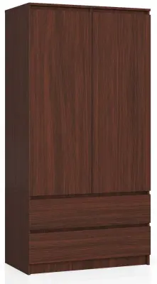 Akord Garderobna Omara, 2 Vrata In 2 Predala, Wenge