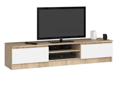 Akord Tv Omarica, Hrast Sonoma/Bela