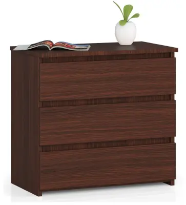 Akord Cl3 Nočna Omarica, 3 Predali, Wenge