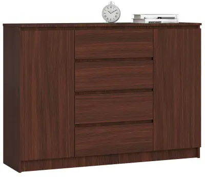 Akord Komoda, 2 Vrata In 4 Predali, Wenge