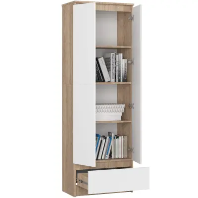 Akord Regal, 2 Vrata In 1 Predal, Hrast Sonoma/Bela