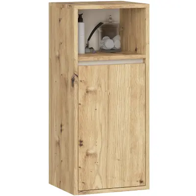 Akord Vami Viseča Kopalniška Omarica, 1 Vrata In 1 Odprt Predel, Hrast Artisan/Kašmir