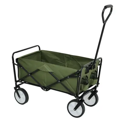 Akord Tyrs Zložljiv Transportni Voziček, Prostornina 145 L, Zelena