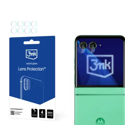 3MK ZAŠČITNO STEKLO ZA LEČE ZA MOTOROLA RAZR 60 POLNA ZAŠČITA