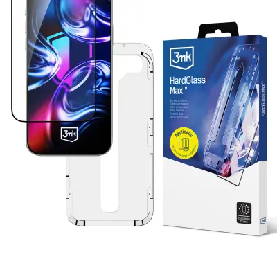 3MK HARDGLASS MAX ZAŠČITNO STEKLO ZA IPHONE 11 Z VISOKO ODPORNOSTJO
