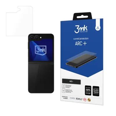 3MK ARC+ ZA SAMSUNG GALAXY Z FLIP 6 7 FE ZAŠČITNO STEKLO ZA ZASLON, BREZ BLEŠČANJA