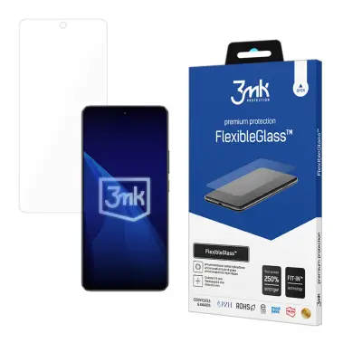 3MK FLEXIBLEGLASS KALJENO STEKLO ZA REALME GT 7T Z ZAŠČITO ZASLONA TELEFONA