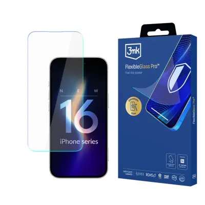 3MK FLEXIBLEGLASS KALJENO STEKLO ZA IPHONE 16 PRO MAX Z OLEOFOBNIM PREMAZOM
