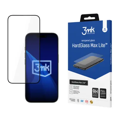 3MK KALJENO STEKLO HARDGLASS MAX LITE ZA APPLE IPHONE 17 PRO MAX 100%