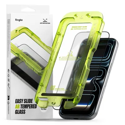 KALJENO STEKLO RINGKE, EASY SLIDE, ANTIREFLEKTIVNO ZA IPHONE 17 PRO MAX