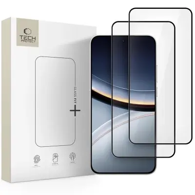 TECH-PROTECT KALJENO STEKLO GLASS FIT+ 2-PAKET ZA XIAOMI POCO F7 5G