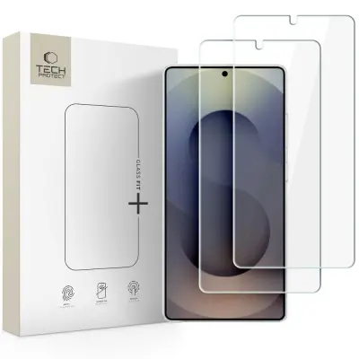 KALJENO STEKLO TECH-PROTECT, ZAŠČITNO, FIT+ ZA GALAXY S26+, ULTRA PROZORNO, 2 KOSOV