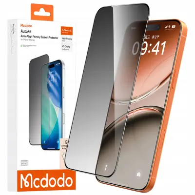 MCDODO KALJENO STEKLO ZA PRIVATIZIRANJE SAMODEJNEGA PRILAGODLJIVEGA STEKLA ZA APPLE IPHONE 17 AIR