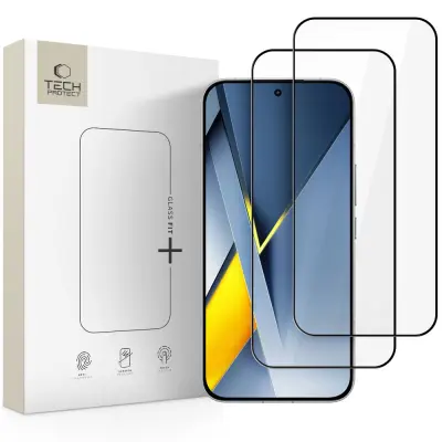 TECH-PROTECT KALJENO STEKLO GLASS FIT+ 2-PAKET ZA XIAOMI POCO F8 MAT