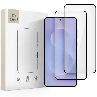 TECH-PROTECT KALJENO STEKLO GLASS FIT+ 2-PAKET ZA SAMSUNG GALAXY S25 EDGE