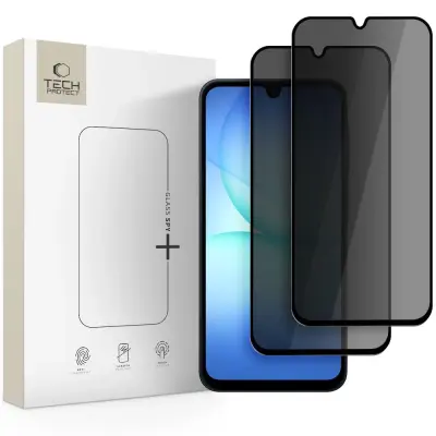 TECH-PROTECT STEKLO SPY+ 2-PAKET PRIVATIZIRAJOČE STEKLO ZA SAMSUNG GALAXY A16