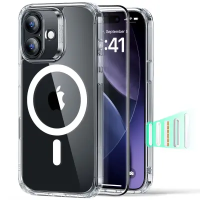 ESR CLASSIC HIBRID MAGSAFE KOMPLET ZA IPHONE 17 S KALJENIM STEKLOM
