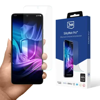 3MK SVILNATA MAT PRO FOLIJ ZA MOTOROLA MOTO G06 G06 POWER Z ZAŠČITO BREZ LEPILA