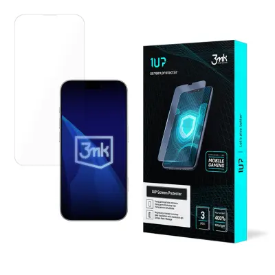3MK 1UP ZAŠČITA ZASLONA ZA APPLE IPHONE 17 Z LEPILOM, KI NI PRASK