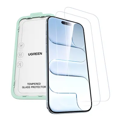 UGREEN KALJENO STEKLO ZA IPHONE 17 AIR 2 KOS ANTI-REFLEKSIVNO