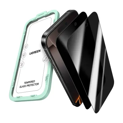 UGREEN KALJENO STEKLO ZA ZASEBNOST ZA IPHONE 17 AIR, 2 KOSOV