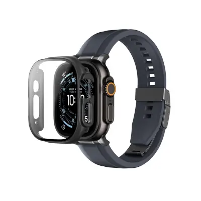 AMAZINGTHING ZAŠČITNO STEKLO RADIX ZA APPLE WATCH ULTRA 3 49MM Z OVITKOM, ČRNO