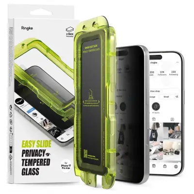 RINGKE EASY SLIDE 2-PAKET ZASEBNOSTI ZA IPHONE 17 PRO MAX ZAŠČITA