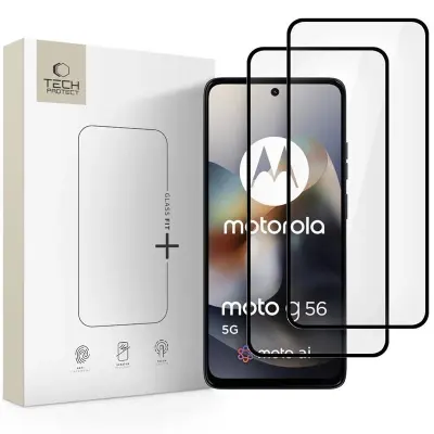 TECH-PROTECT KALJENO STEKLO GLASS FIT+ ZA MOTOROLA MOTO G56 5G ZAŠČITNO 2