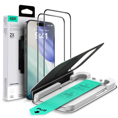 ESR ULTRAFIT KALJENO STEKLO ZA IPHONE 17 PRO - 2 KOMADA