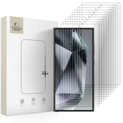 TECH-PROTECT KALJENO STEKLO, PAKET 10 KOSOV ZA GALAXY S24, ULTRA CLEAR SCREEN