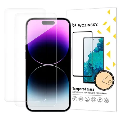 WOZINSKY KOMPLET 2 KALJENIH STEKEL ZA IPHONE 17 PRO 16 PRO