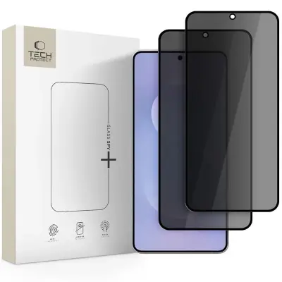 TECH-PROTECT STEKLO SPY+ 2-PAKET ZAVITNIH STEKEL ZA SAMSUNG GALAXY S25