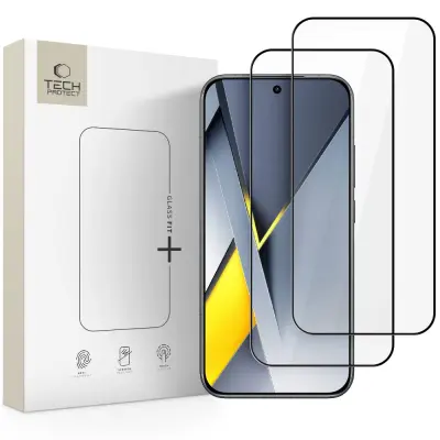 TECH-PROTECT KALJENO STEKLO ZA XIAOMI POCO F8 PRO, 2 KOMADA, VISOKA KAKOVOST
