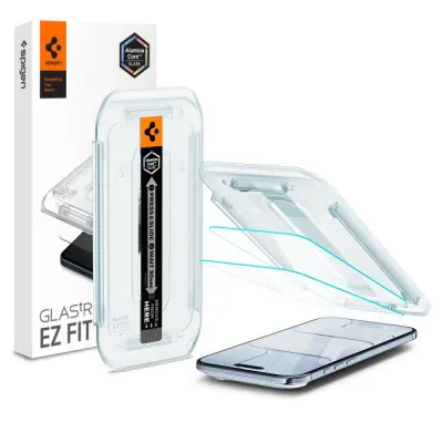 SPIGEN KALJENO STEKLO GLAS.TR EZ FIT 2-PAKET ZA IPHONE 17 ZRAČNA ZAŠČITA