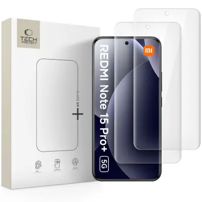 2-DELNI PAKET KALJENEGA STEKLA TECH-PROTECT ZA XIAOMI POCO M8 PRO IN REDMI NOTE 15