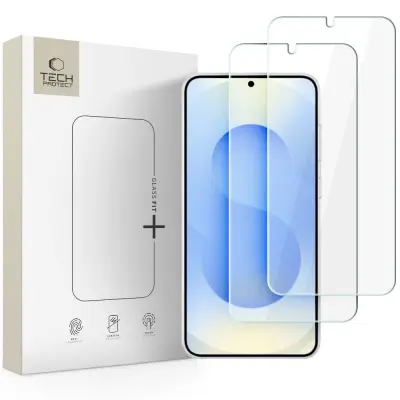 TECH-PROTECT KALJENO STEKLO GLASS FIT+ ZA SAMSUNG GALAXY S26+, 2 KOMADA, PROZORNO