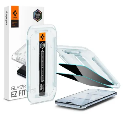 SPIGEN GLASS PRIVACY GLASS GLAS.TR EZ FIT 2-PAKET ZA IPHONE 17 ZRAČNA ZAŠČITA