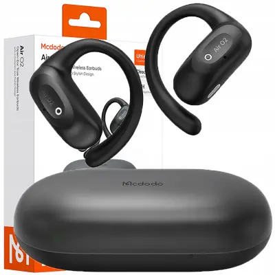 BREZŽIČNE SLUŠALKE MCDODO BLUETOOTH 5.4 Z MIKROFONOM IN ETUIJEM Z ZAPONKO