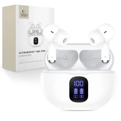 BREZŽIČNE SLUŠALKE TECH-PROTECT TWS EARPHONE PRO G2 ZA APPLE IN ANDROID
