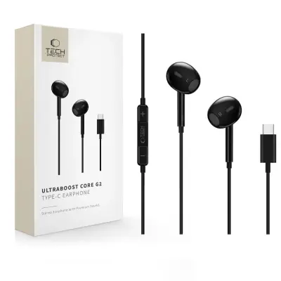 SLUŠALKE TECH-PROTECT ULTRABOOST CORE G2 USB-C ZA TELEFONE IN RAČUNALNIKE