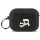 OVITEK ZA SLUŠALKE KARL LAGERFELD MONOGRAM KARL & CHOUPETTE ZA AIRPODS PRO 3, ČRN