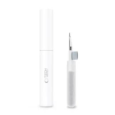 ČISTILNI DODATKI TECH-PROTECT 3-V-1 ZA SLUŠALKE CS02 BELI, ENOSTAVNO ZA ČIŠČENJE