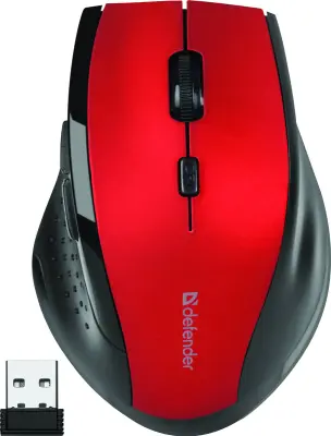 Accura MM-365 črno/rdeča brezžična miška