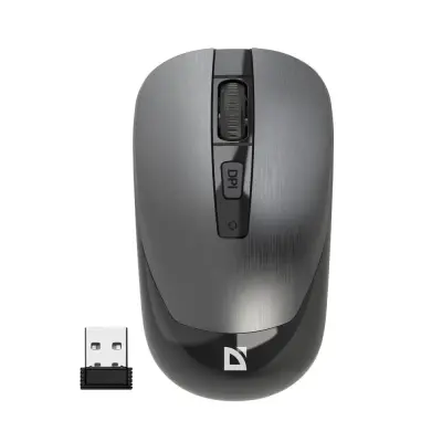WAVE MM-995 srebrna tiha brezžična miška