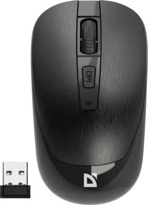 WAVE MM-995 (52995) črna tiha brezžična miška