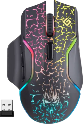 Oneshot GM-067 LED, 3200DPI črna gaming miška